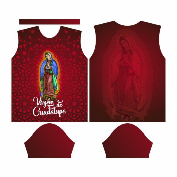 Arte Vetor Camisa Religião - Virgem De Guadalupe - Modelo 01 - Image 2