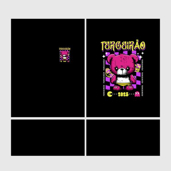 Arte Vetor Camisa Terceirão Urso 2025 - Image 2