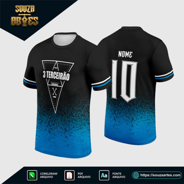 Arte Vetor Camisa Terceirão em Corel Draw X7 para formandos e turmas de terceiro ano