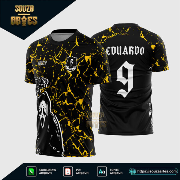 Arte Vetor Camisa Interclasse A Morte Corel Draw X7 para sublimação