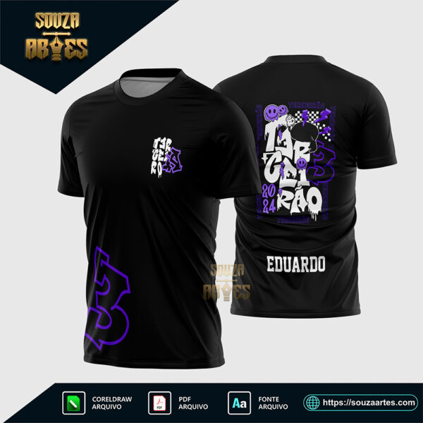 Arte Vetor Camisa Terceirão 2025 Mão Corel Draw X7 para sublimação
