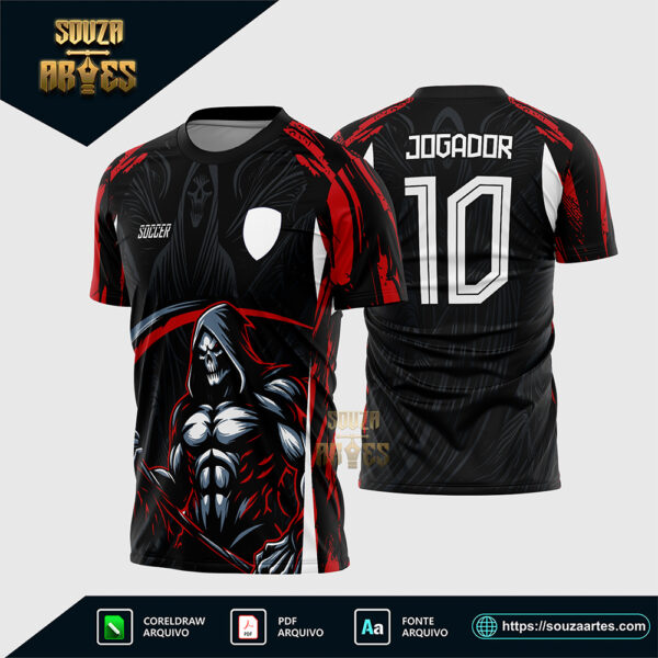 Arte Vetor Camisa Interclasse Ceifador 2025 Corel Draw X7 para sublimação