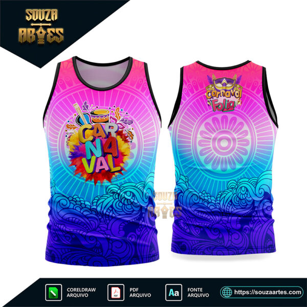 Arte Vetor Camisa Abadá Bloco Carnaval 2026 Corel Draw X7 para sublimação