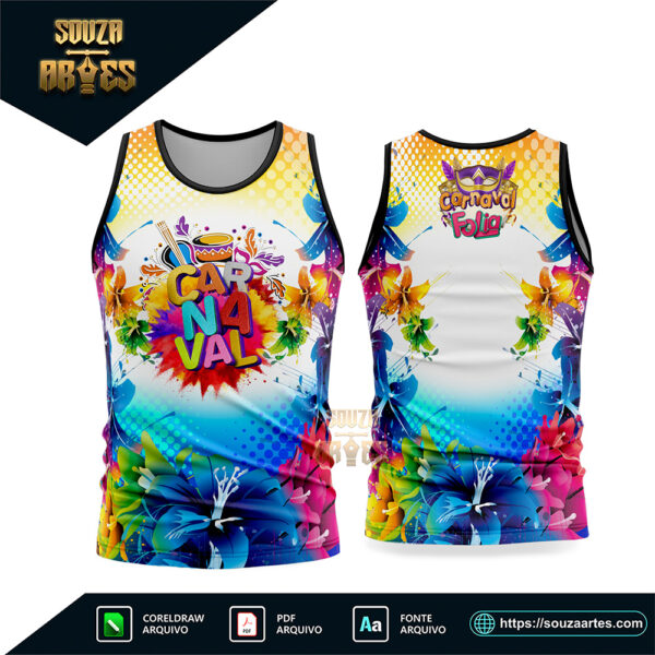 Arte Vetor Camisa Abadá Bloco Carnaval 2026 Corel Draw X7 para sublimação