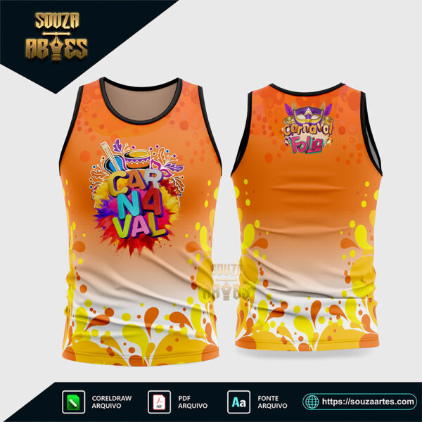 Arte Vetor Camisa Abadá Bloco Carnaval 2026 Corel Draw X7 para sublimação