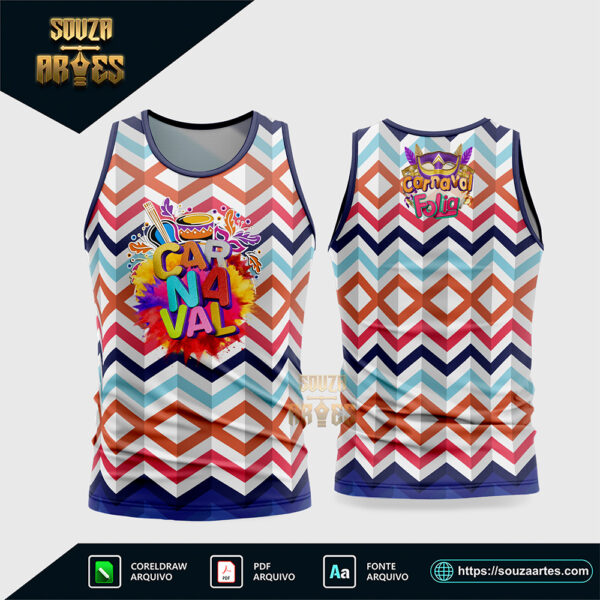 Arte Vetor Camisa Abadá Bloco Carnaval 2026 Corel Draw X7 para sublimação