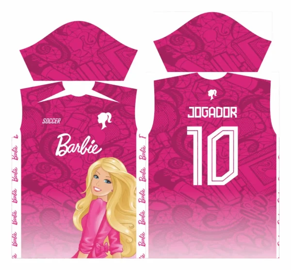 Arte Vetor Camisa Interclasse Barbie 2026 Corel Draw X7 para sublimação