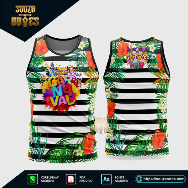 Arte Vetor Camisa Abadá Bloco Carnaval 2026 - Modelo 23
