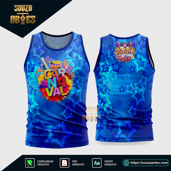 Arte Vetor Camisa Abadá Bloco Carnaval 2026 - Modelo 24