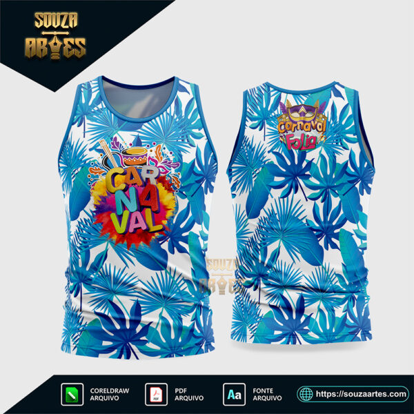 Arte Vetor Camisa Abadá Bloco Carnaval 2026 - Modelo 29