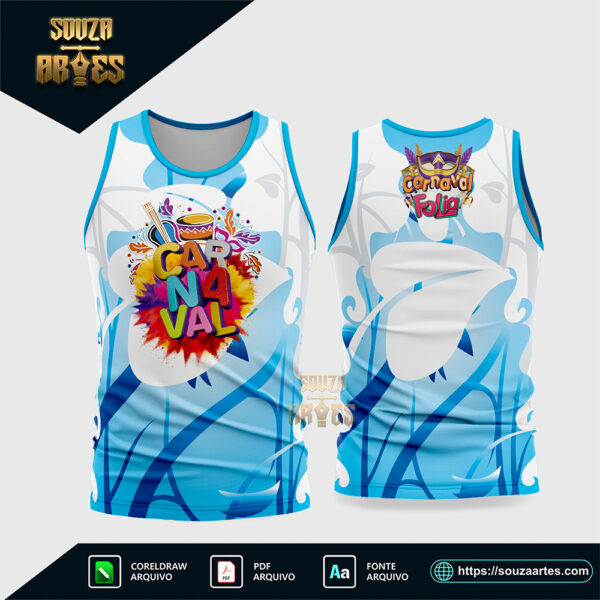 Arte Vetor Camisa Abadá Bloco Carnaval 2026 - Modelo 32