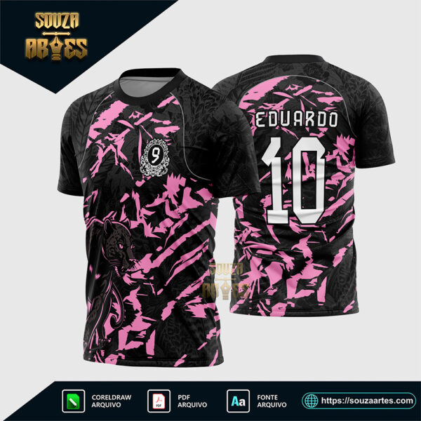 Arte Vetor Camisa Interclasse Pantera Nono Ano Corel Draw X7 para sublimação