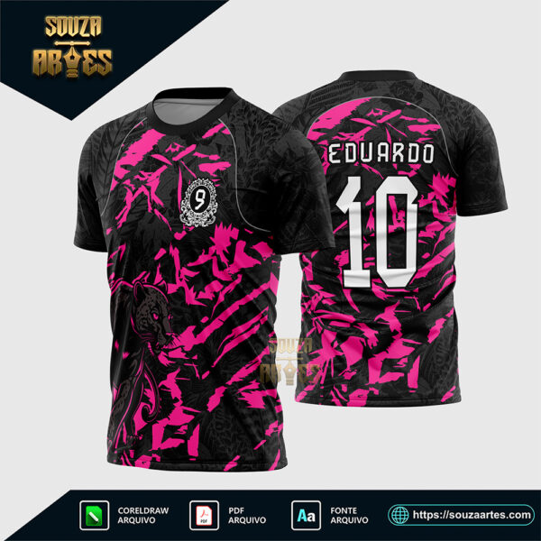 Arte Vetor Camisa Interclasse Pantera Nono Ano Corel Draw X7 para sublimação