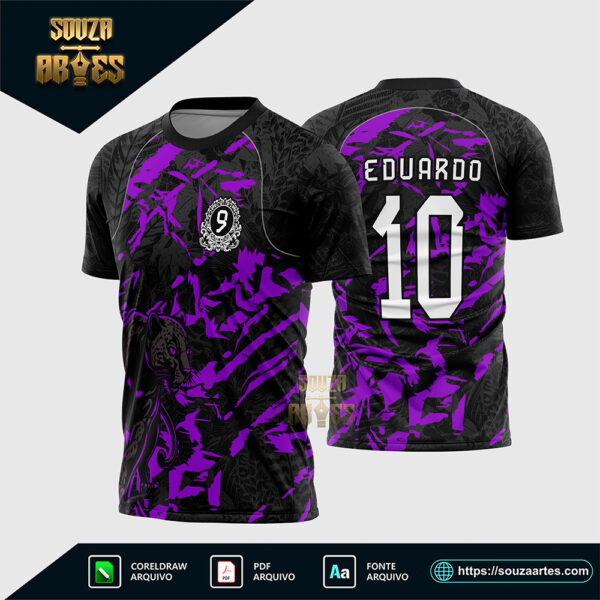 Arte Vetor Camisa Interclasse Pantera Nono Ano Corel Draw X7 para sublimação