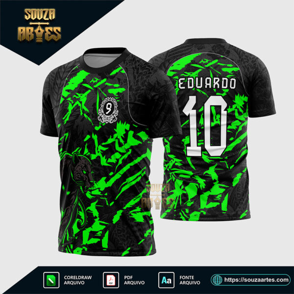 Arte Vetor Camisa Interclasse Pantera Nono Ano Corel Draw X7 para sublimação