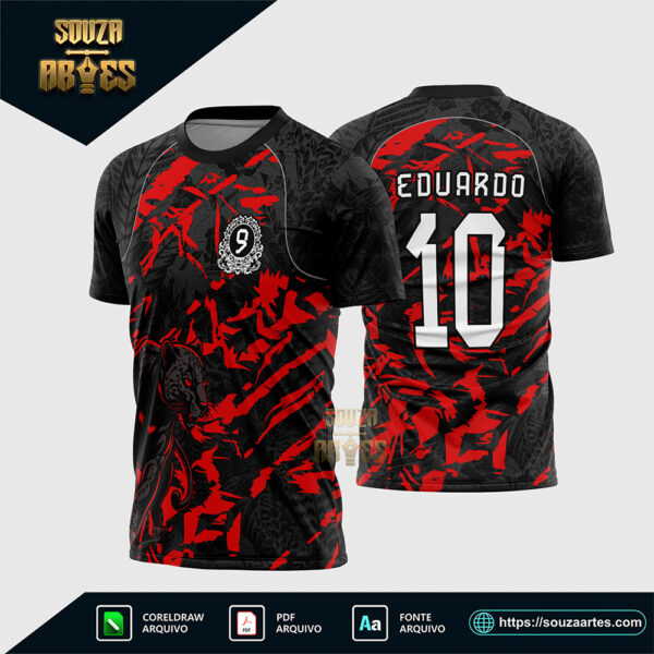 Arte Vetor Camisa Interclasse Pantera Nono Ano Corel Draw X7 para sublimação