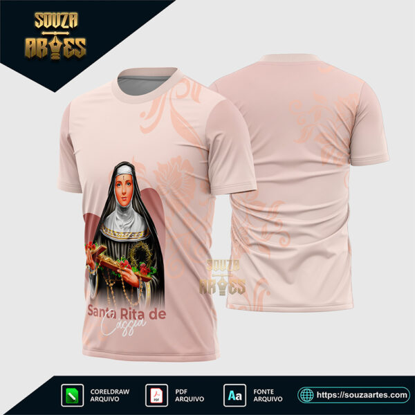 Arte Vetor Camisa Religião Não Pare De Orar 2026 Corel Draw X7 para sublimação