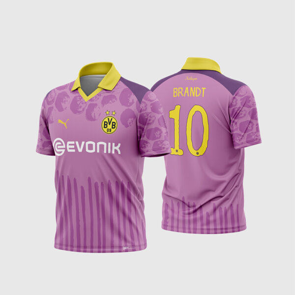 Arte Vetor Camisa Borussia Dortmund CWC Goleiro 2025 2026 Mundial de Clubes FIFA Kobel para Sublimação