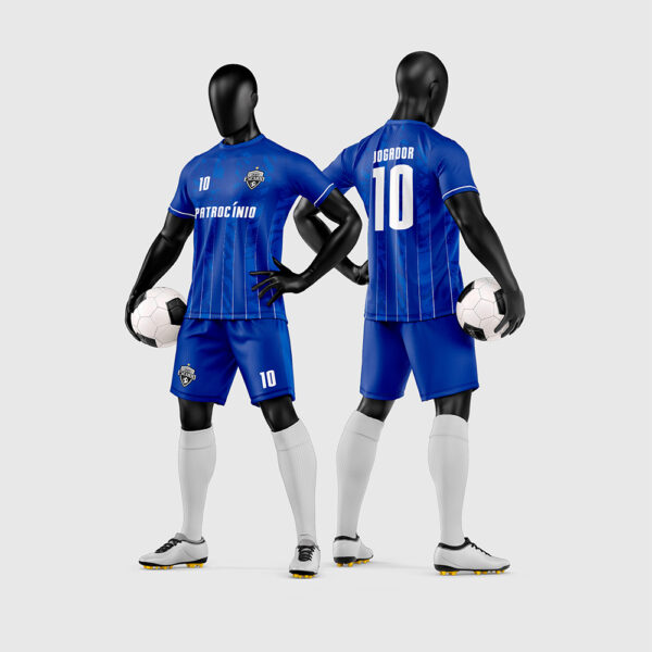 arte vetor camisa e short para uniforme de futebol amador