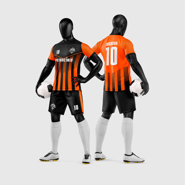 arte vetor camisa e short para uniforme de futebol amador