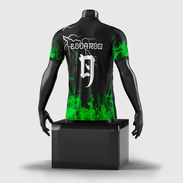 Arte Vetor Camisa Interclasse Fenix Verde - Costas