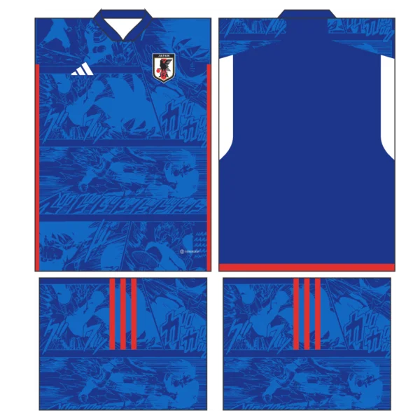 Design de arte vetorial para camisa com conceito inspirado em Tokyo 2023-24, disponível nos formatos Corel Draw X7 e PDF.