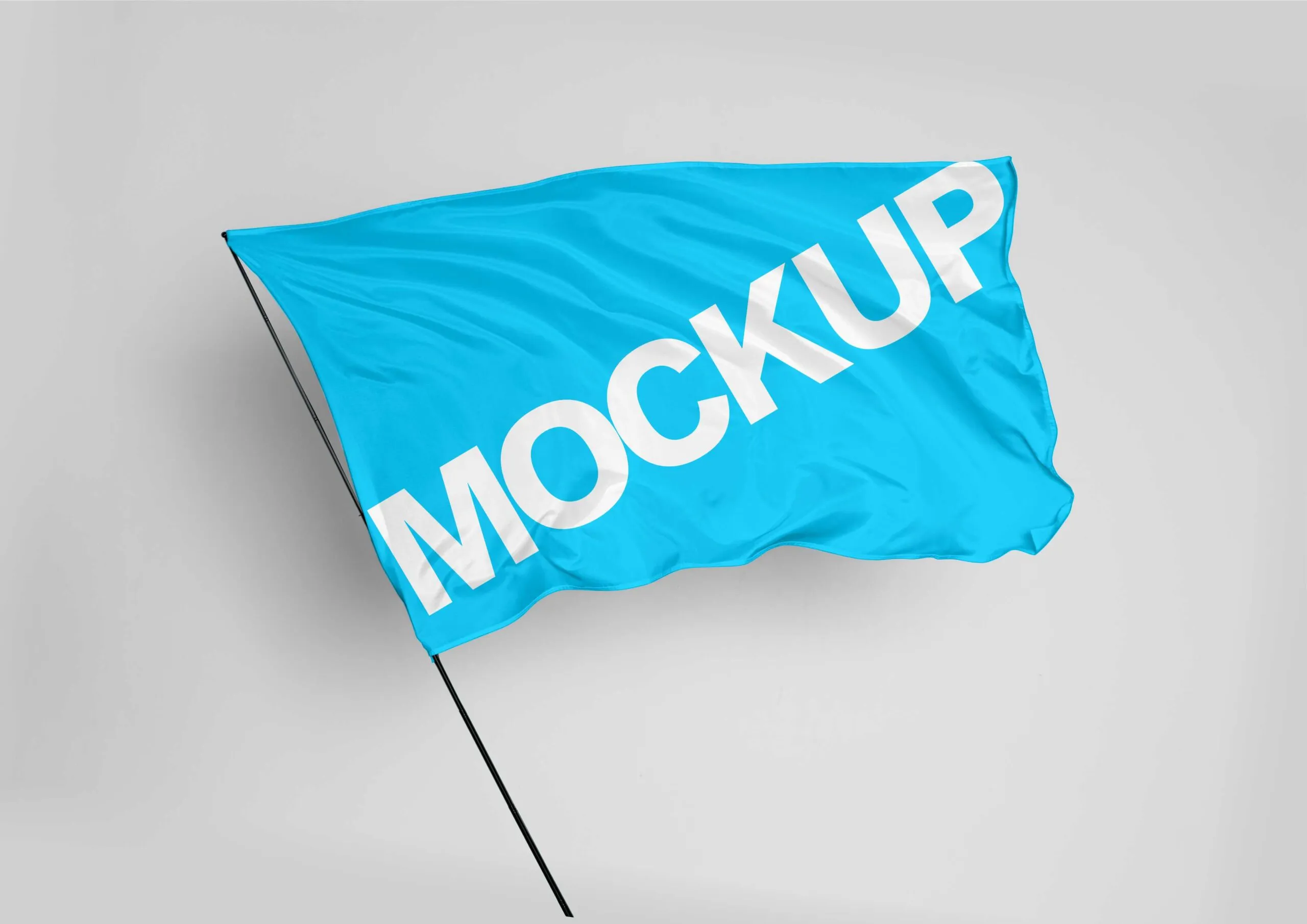 Mockup Bandeira Editável Corel Draw X7 para sublimação e impressão
