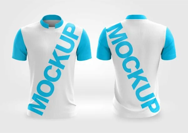Mockup Camisa Gola Padre Corel Draw X7 Editável para sublimação