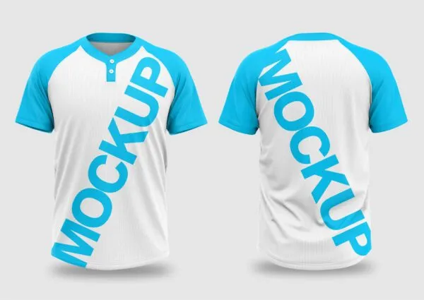 Mockup Camisa Gola Portuguesa Corel Draw X7 Editável para sublimação