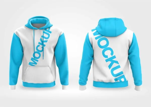 Mockup Moletom com Capuz e Bolso Corel Draw X7 Editável para sublimação