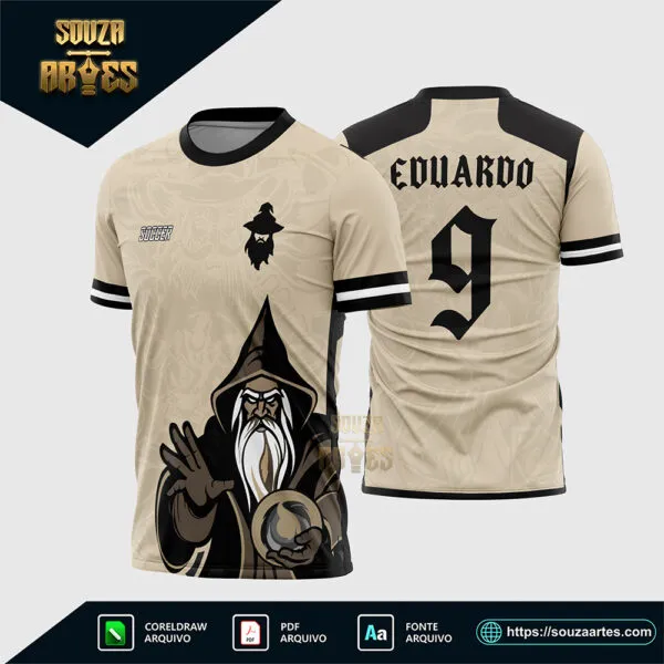 Arte Vetor Camisa Interclasse Mágico Mago Corel Draw para sublimação