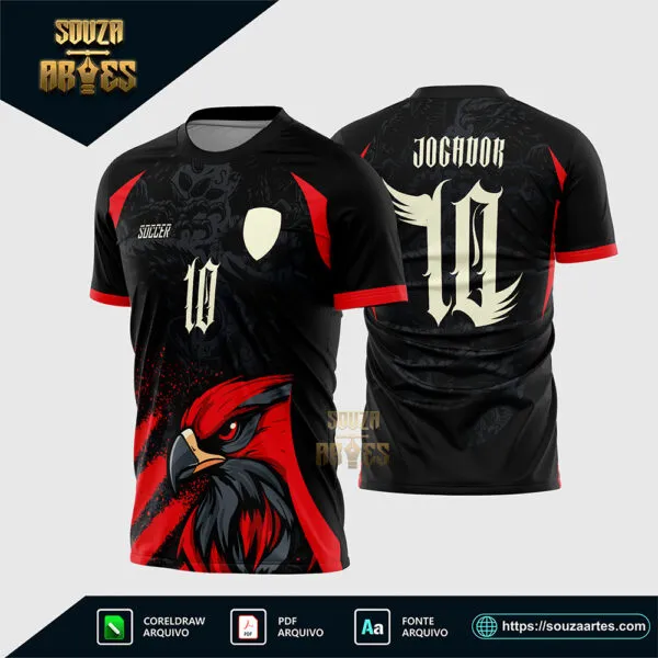 Arte Vetor Camisa Interclasse Águia 2025 Corel Draw X7 para sublimação